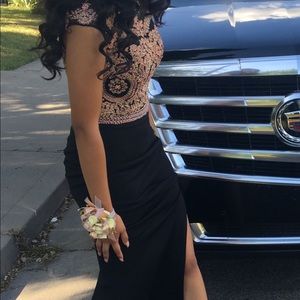 PROMGIRL prom dress, two piece dress. Size 4